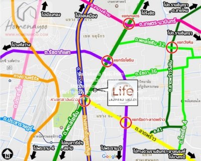 DSL-795 ให้เช่า คอนโด LIFE LADPRAO VALLEY  ชั้นทั้งหมด 44 ชั้น ห้องนอน 2 ห้อง ห้องน้ำ 2 ห้อง ใกล้กับ เซ็นทรัลพลาซา ลาดพร้าว - รูปที่ 2