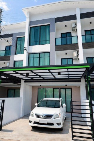 ให้เช่าโฮมออฟฟิศใหม่ 3 ชั้น 3นอน พุทธมณฑลสาย 5 บางกระทึก 3น้ำ ใกล้รพ.สต.บางกระทึก 550 ม. - รูปที่ 2