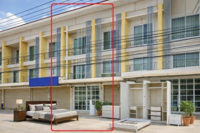 โรงงานโตโยต้า บ้านโพธิ์  2.87กม. Mega Home 500 ม.  อาคารพาณิชย์ 3 ชั้น 3 นอน 3 น้ำ มอเตอร์เวย์ฉะเชิงเทรา  ถ.ฉะเชิงเทรา-บางปะกง - รูปที่ 7