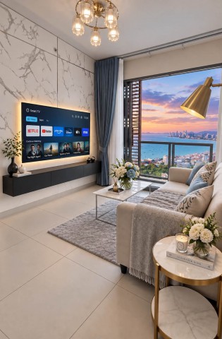 ขายคอนโด UNIXX South Pattaya อยู่บนไหล่เขาพระตำหนัก วิวทะเลและวิวเมืองแบบพาโนรามา