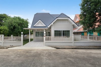 บ้านเดี่ยว 2 ชั้น สิริกานต์ บางใหญ่ แปลงมุมหน้าสวน ถนนเมนโครงการ ซอยคลองถนน